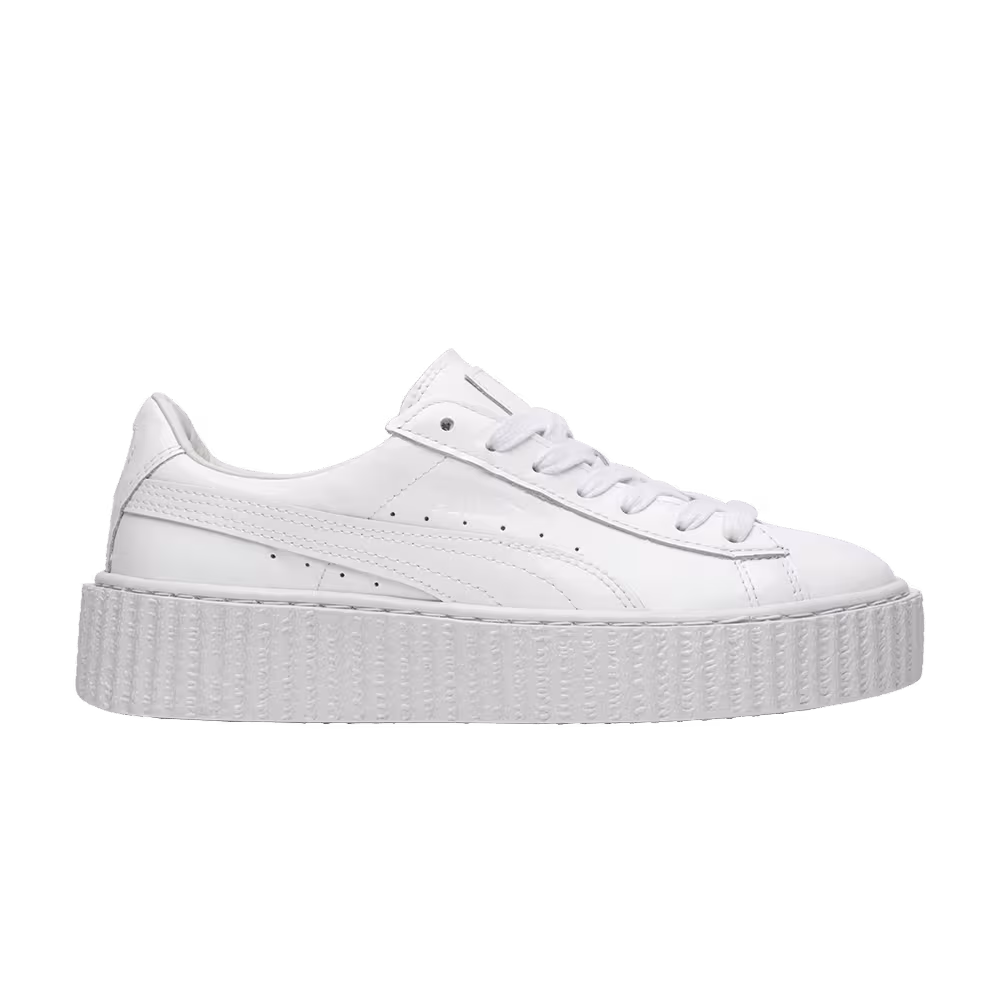 Fenty x Puma Women's Patent Leather Creepers Glo White