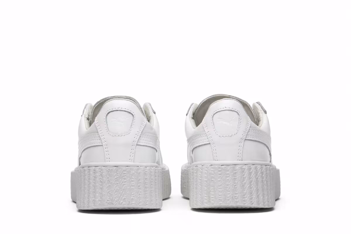 Fenty x Puma Women's Patent Leather Creepers Glo White, view 7