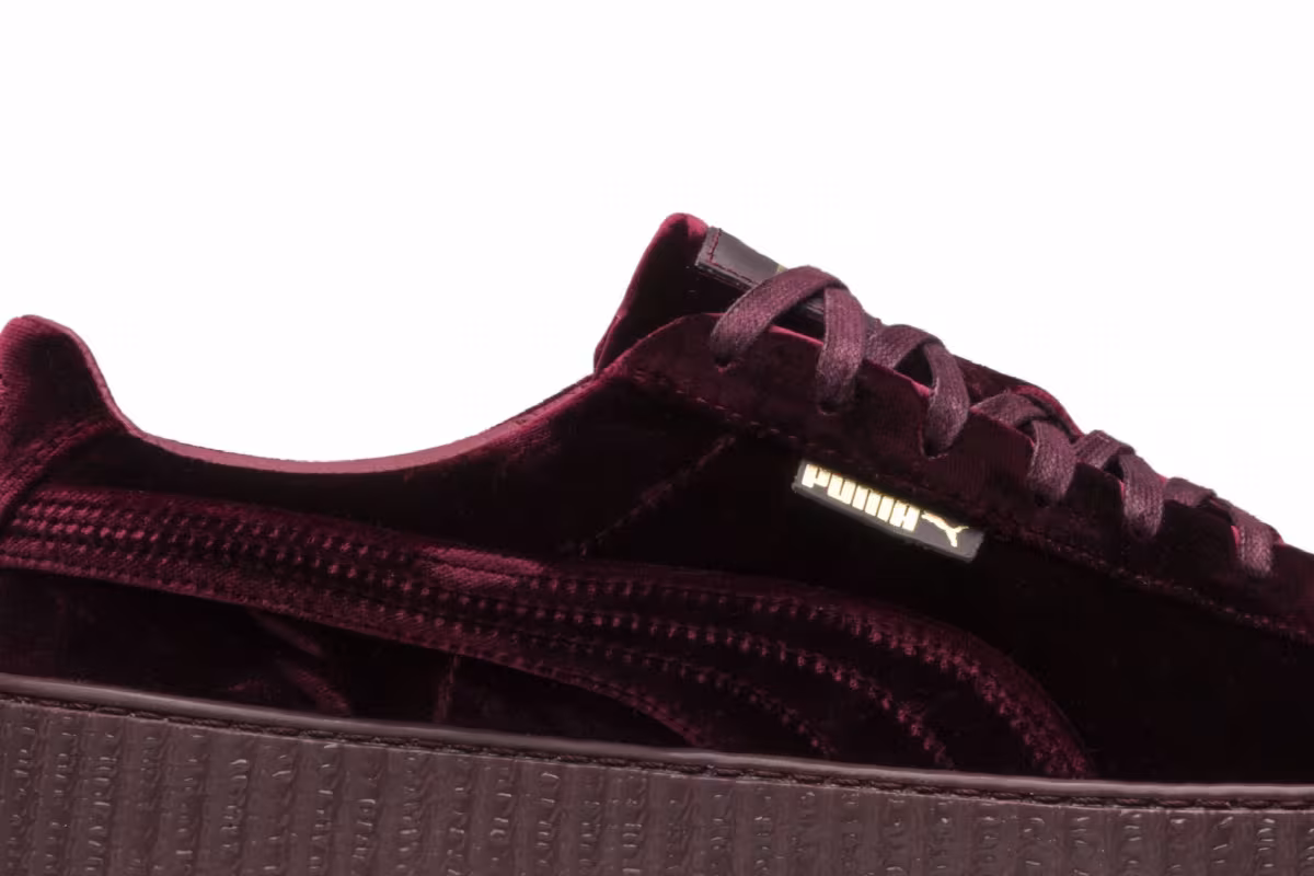Puma Fenty x Velvet Creeper Burgundy, view 3