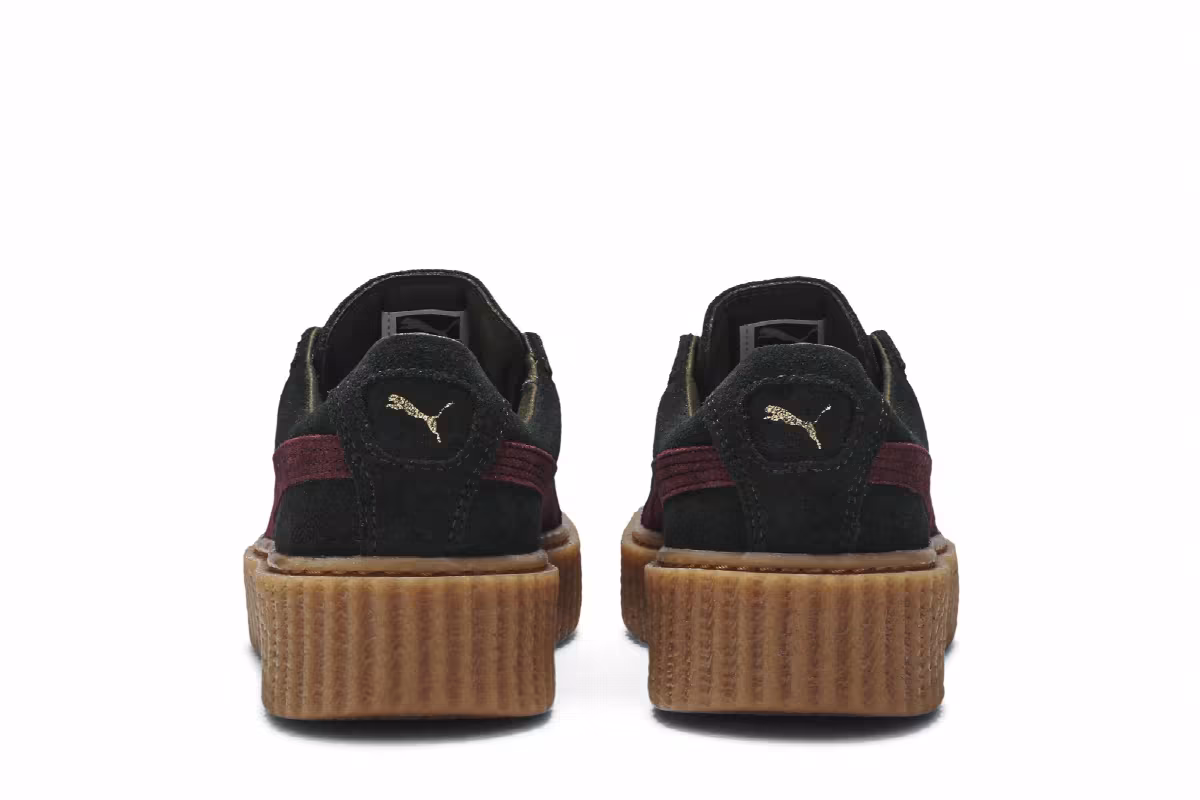Fenty x Puma Women's Suede Creeper Green Bordeaux, view 7