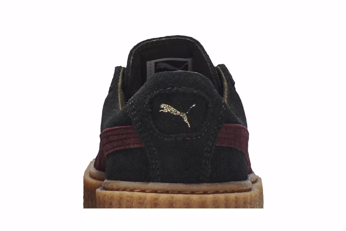 Fenty x Puma Women's Suede Creeper Green Bordeaux, view 8