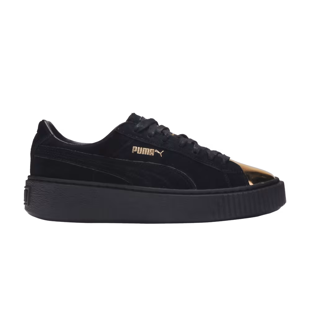 Puma Women's Suede Platform Gold