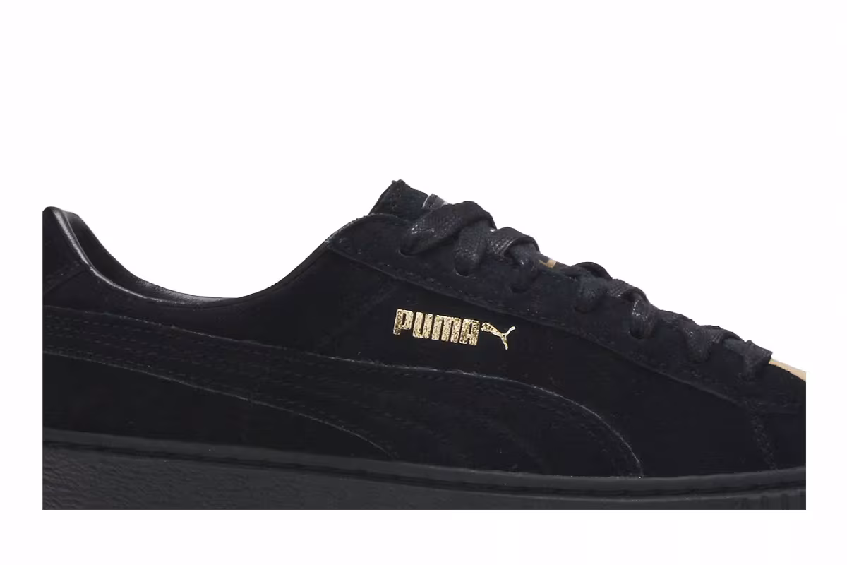Puma Women's Suede Platform Gold, view 3