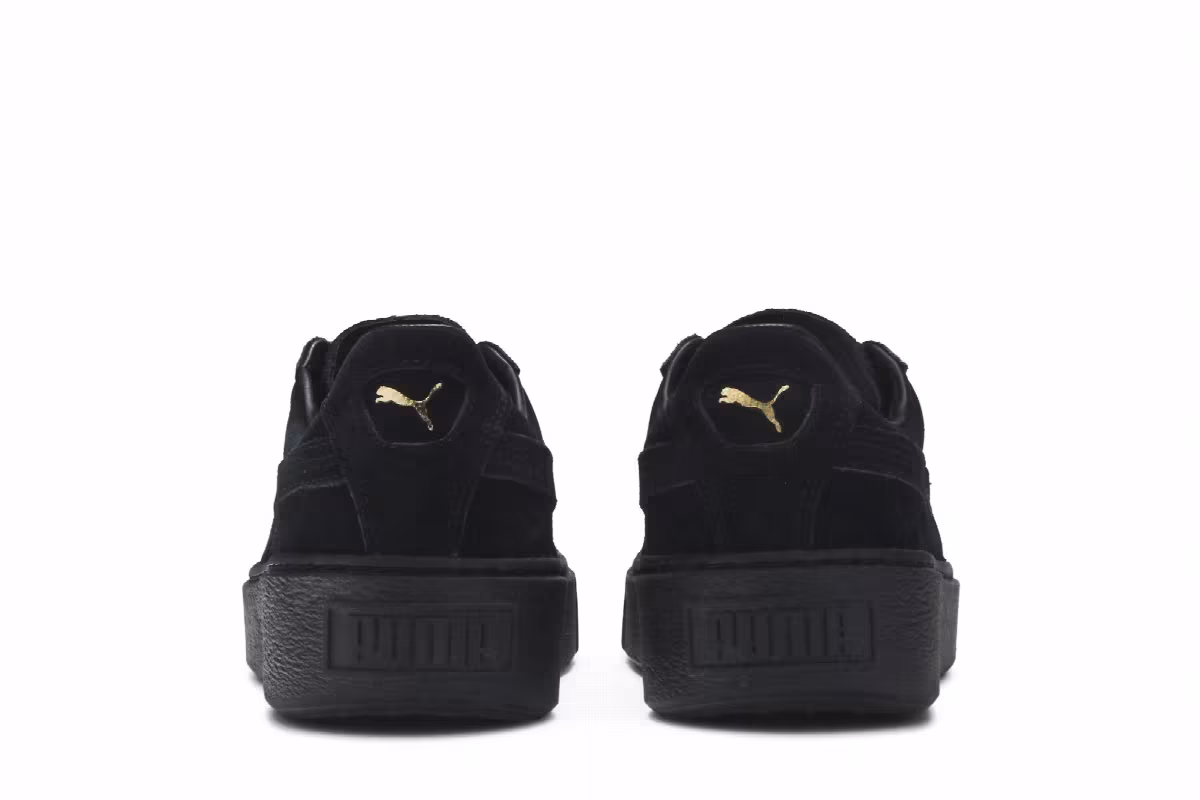 Puma Women's Suede Platform Gold, view 7