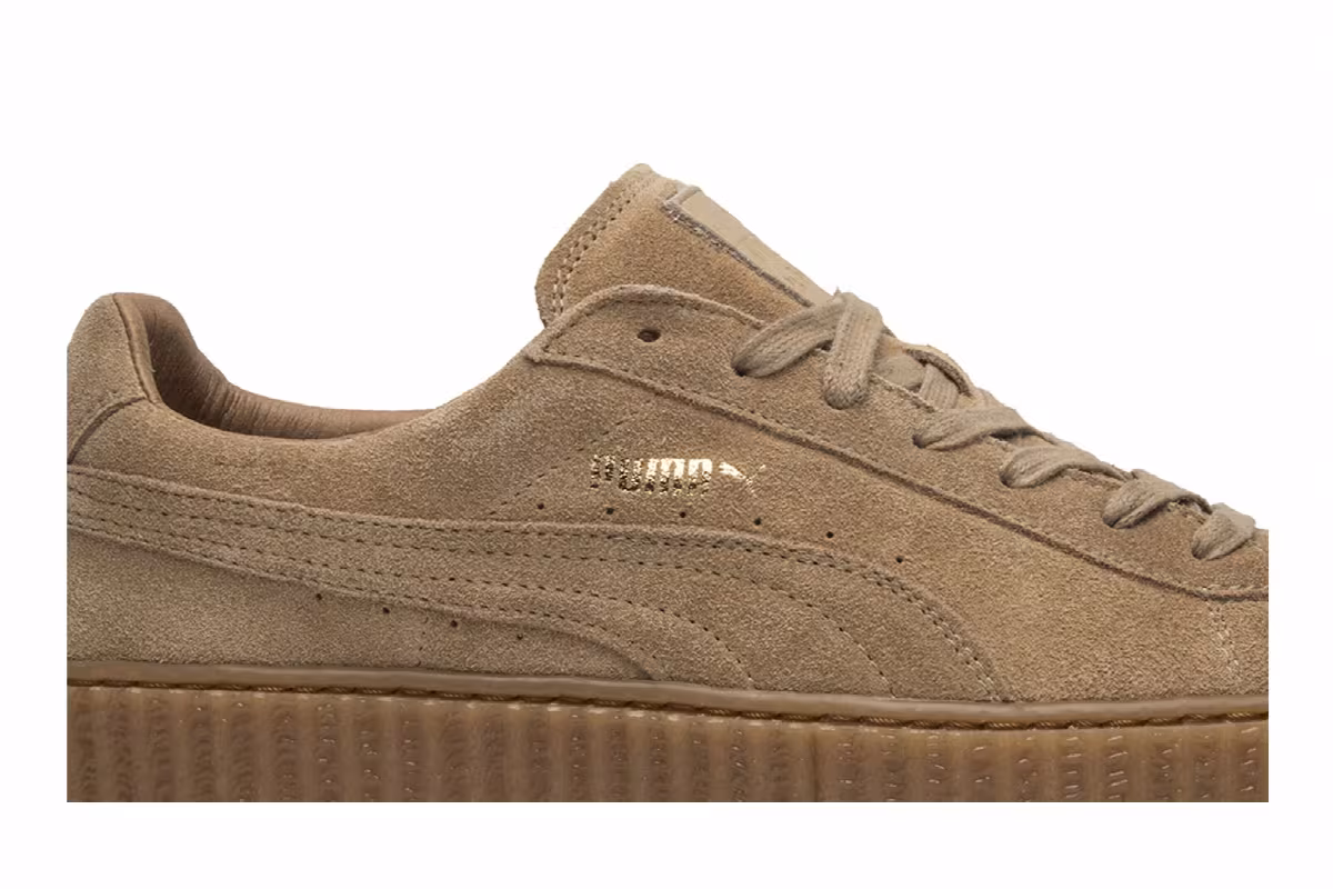 Fenty x Puma Women's Suede Creeper Oatmeal, view 3