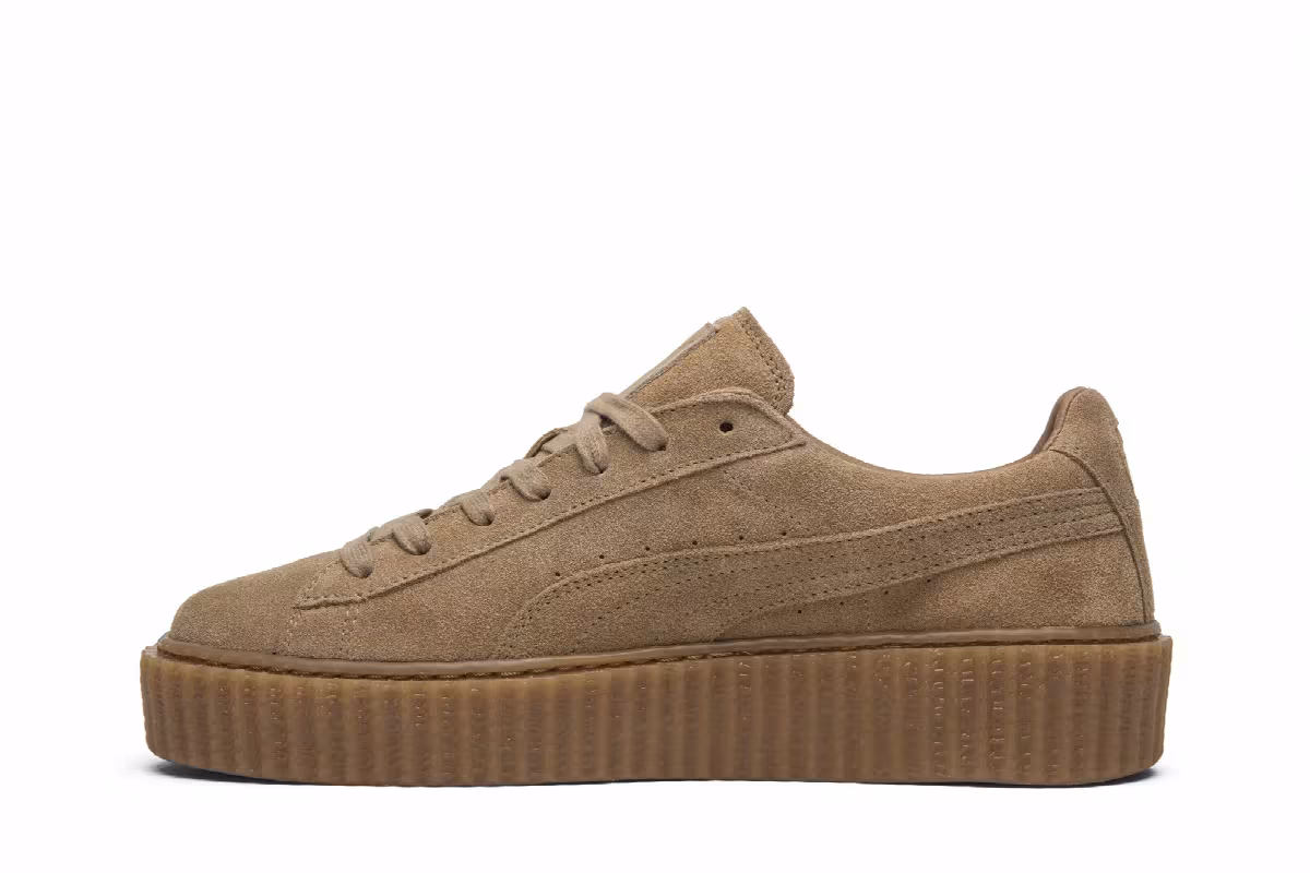 Fenty x Puma Women's Suede Creeper Oatmeal, view 4