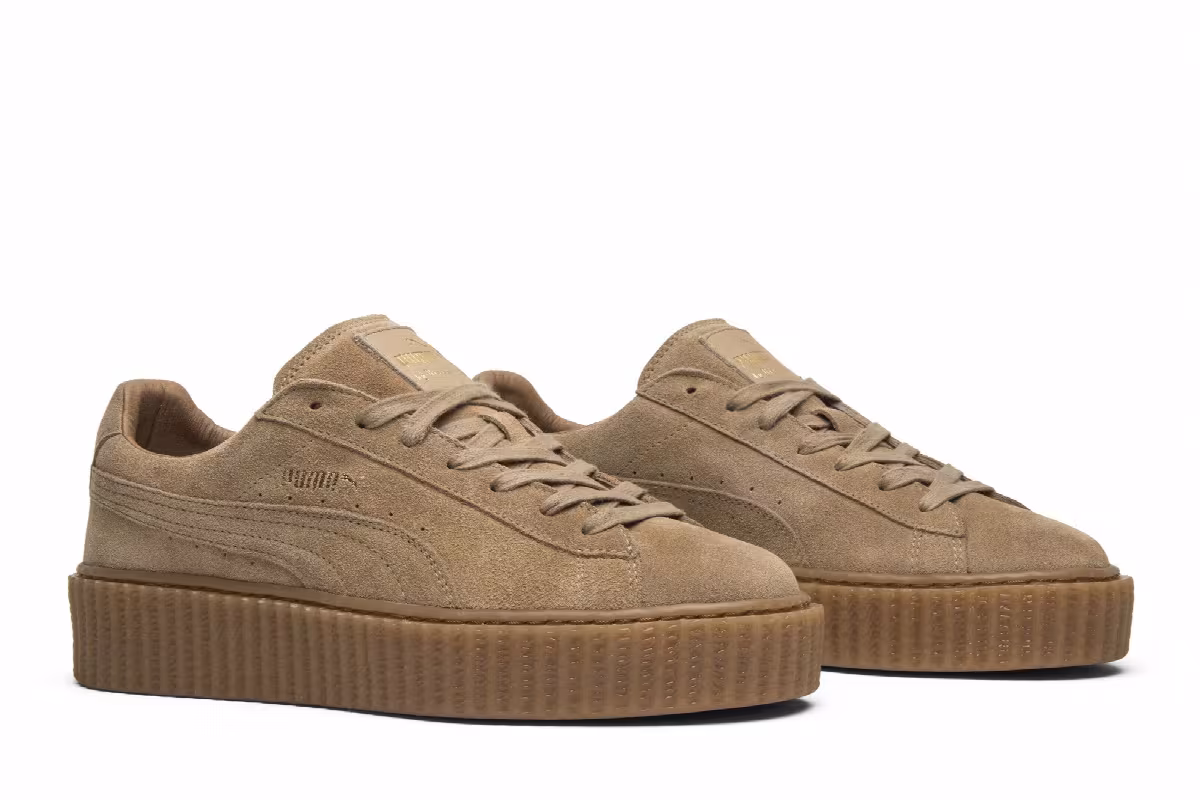 Fenty x Puma Women's Suede Creeper Oatmeal, view 9