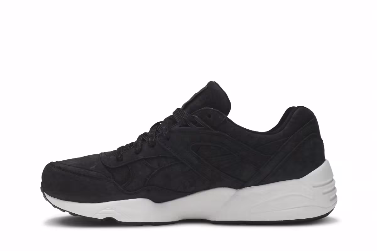 A Bathing Ape x Puma R698 Black Camo, view 4