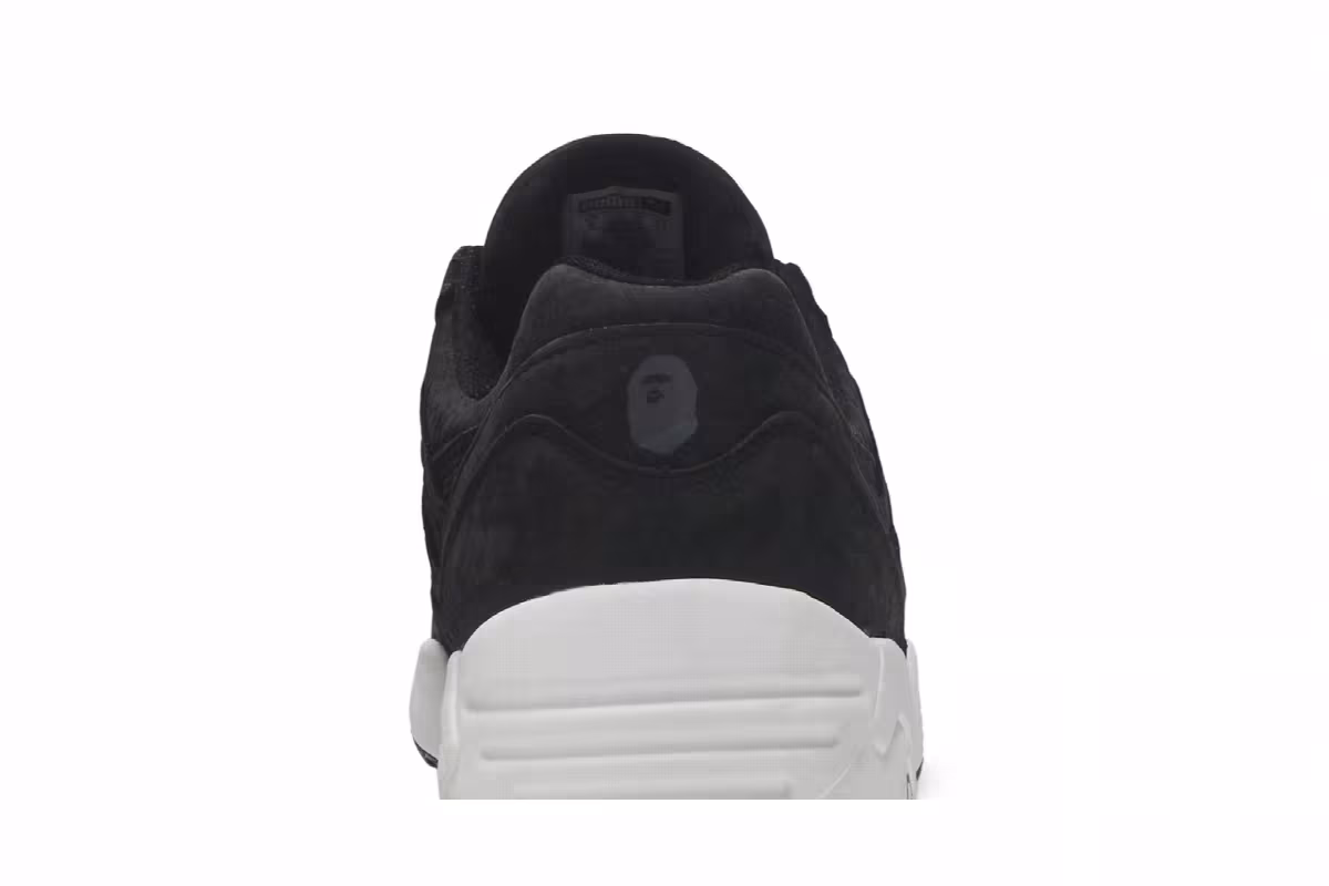 A Bathing Ape x Puma R698 Black Camo, view 8
