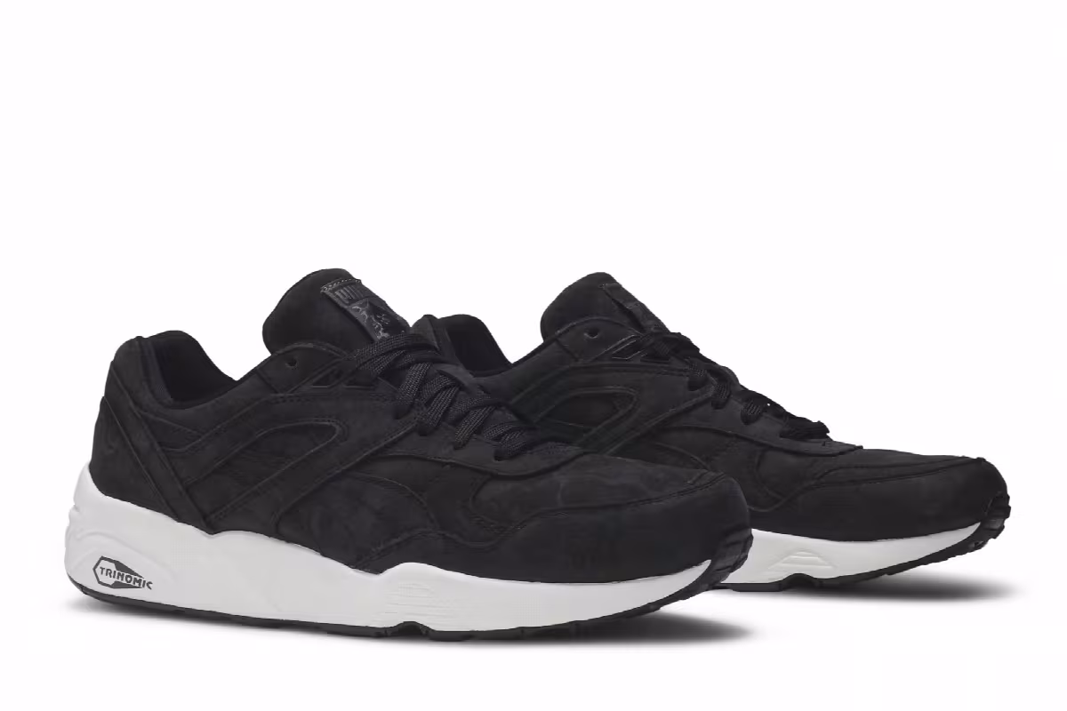 A Bathing Ape x Puma R698 Black Camo, view 9