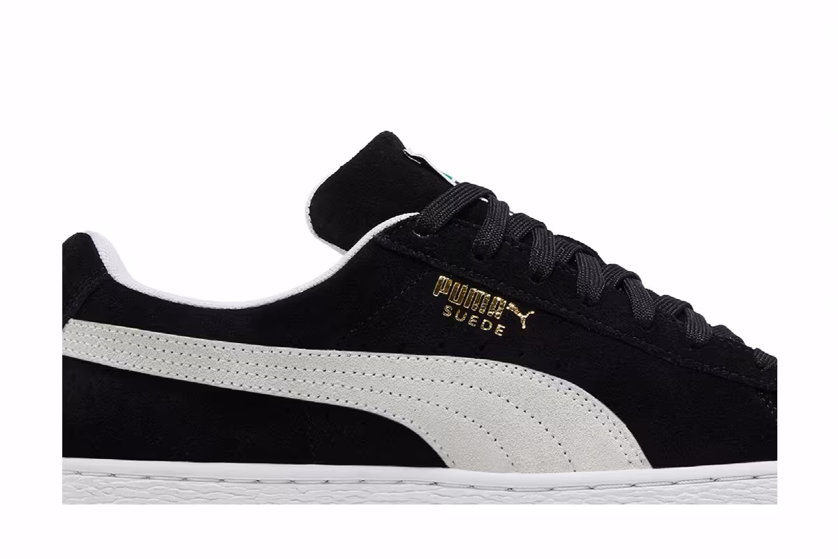 Puma Suede Classic Eco Black White, view 3