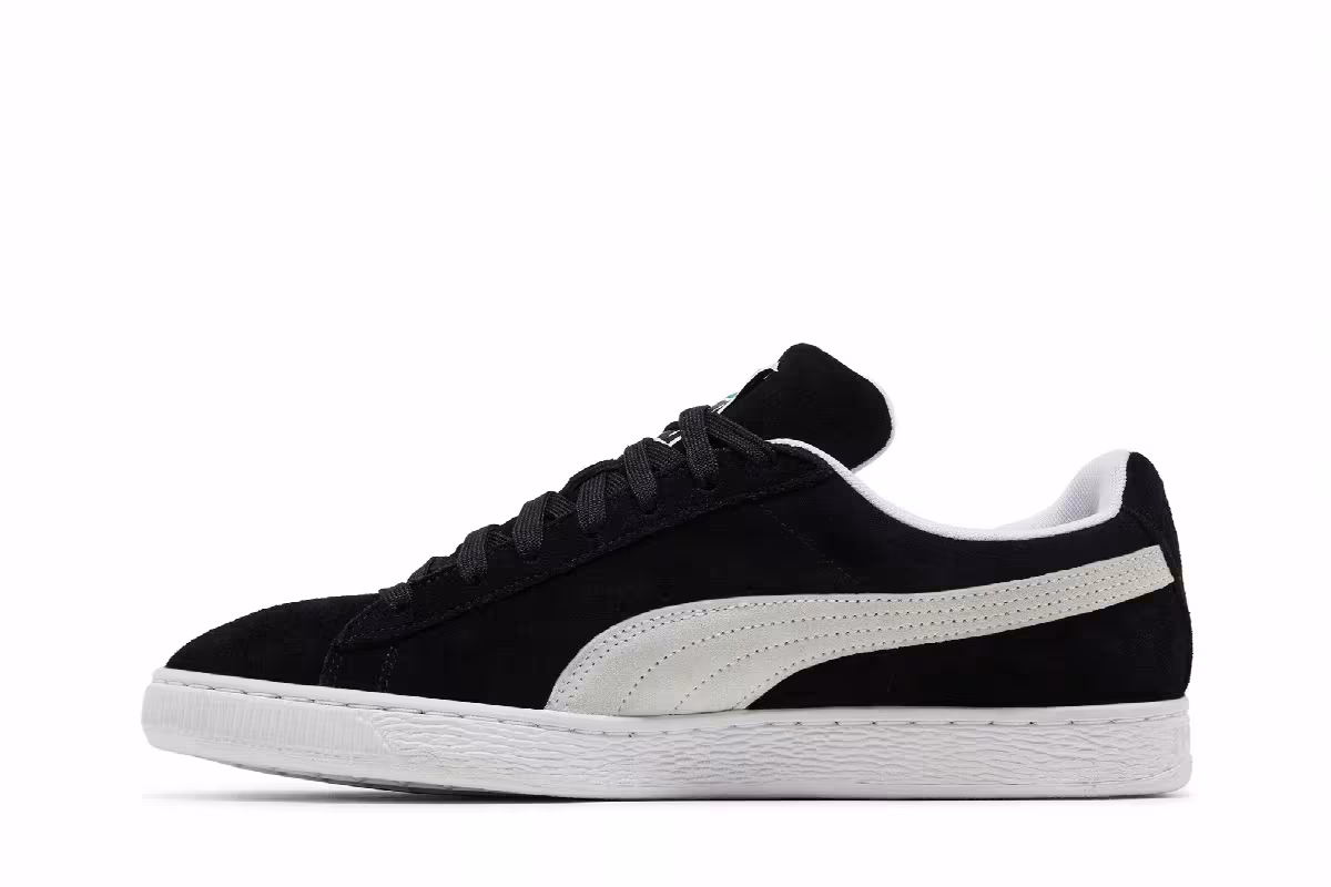 Puma Suede Classic Eco Black White, view 4