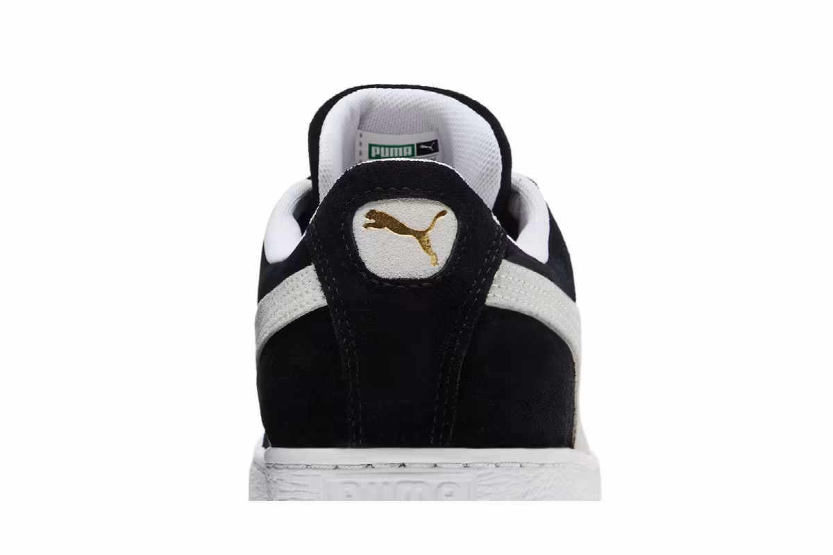 Puma Suede Classic Eco Black White, view 8