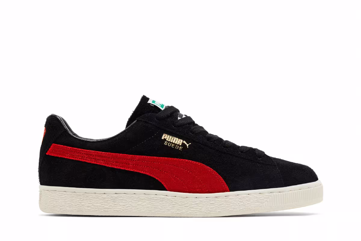 Puma Suede Vintage Made in Japan Black Red, view 2