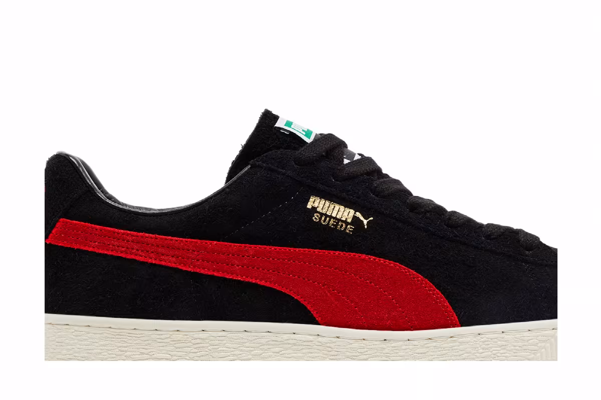 Puma Suede Vintage Made in Japan Black Red, view 3