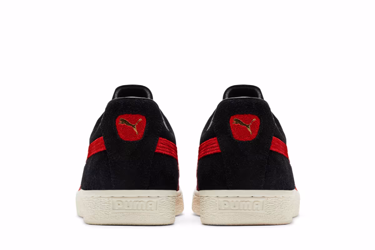 Puma Suede Vintage Made in Japan Black Red, view 7