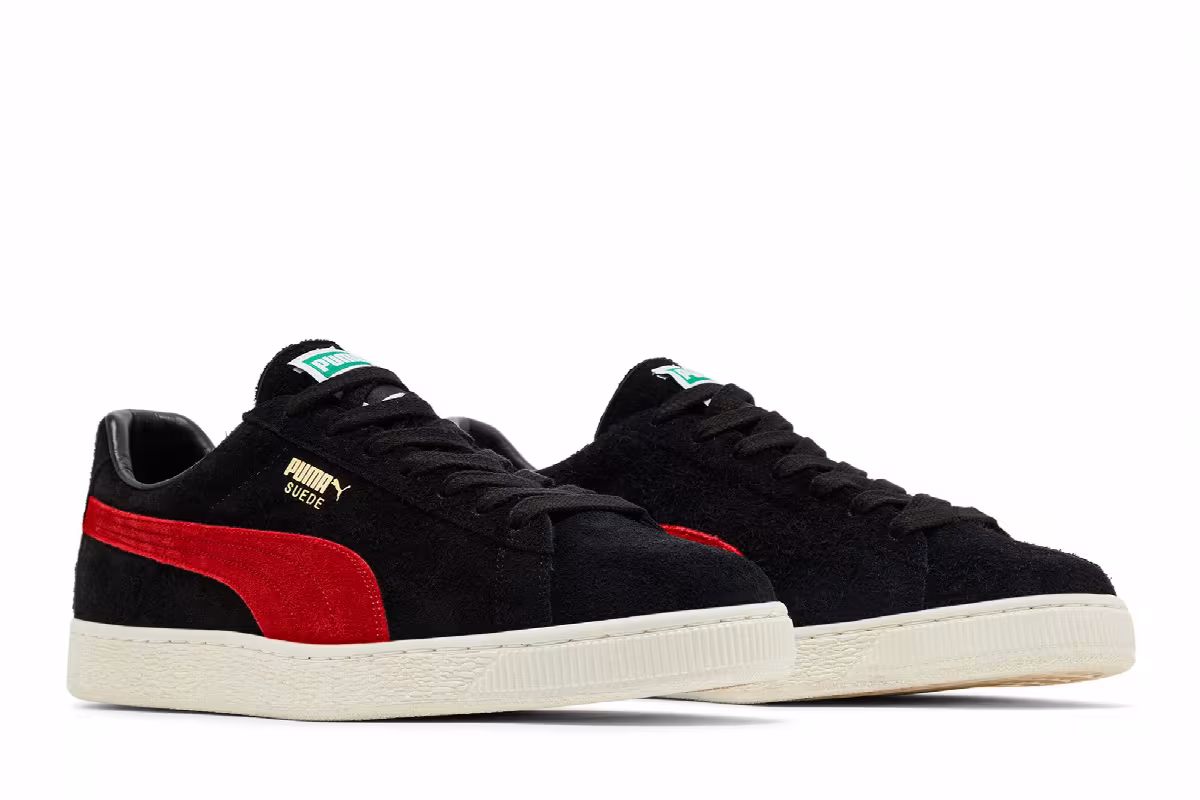 Puma Suede Vintage Made in Japan Black Red, view 9