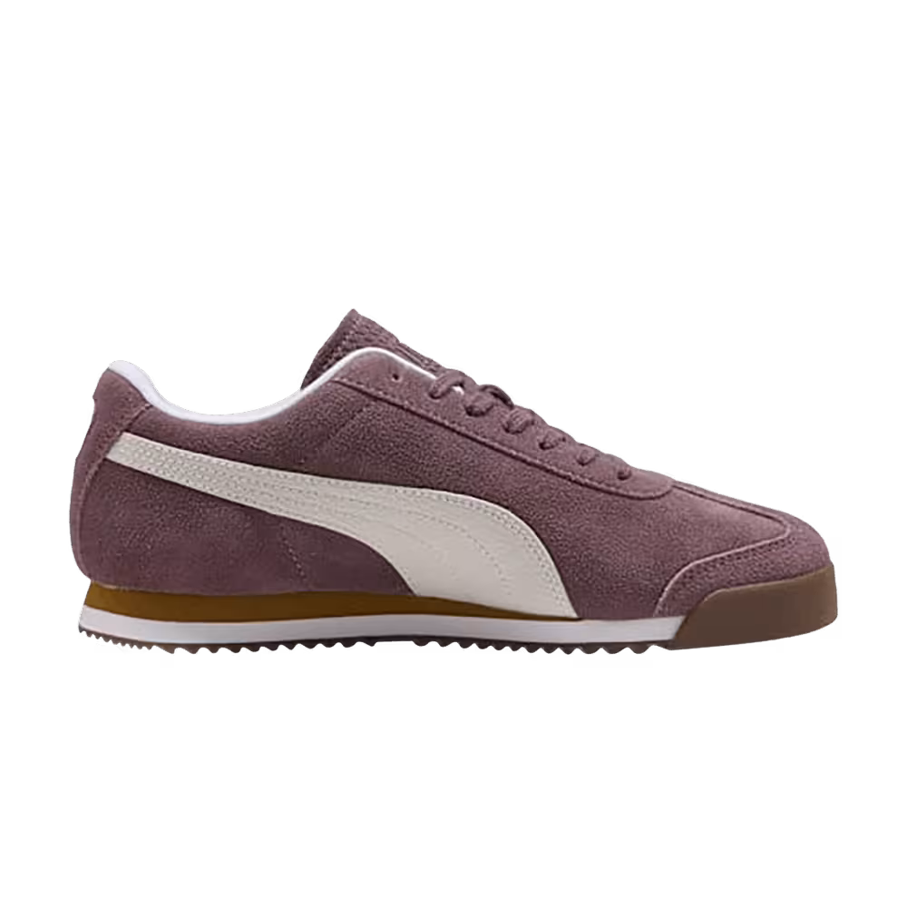 Puma Roma Suede Raisin White