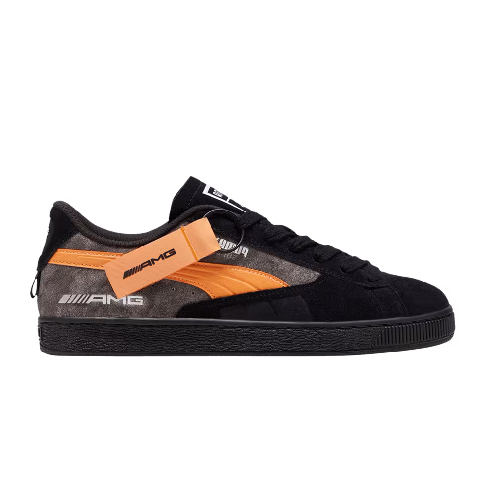 Mercedes-AMG Petronas Motorsport x Puma Suede Black Bright Melon