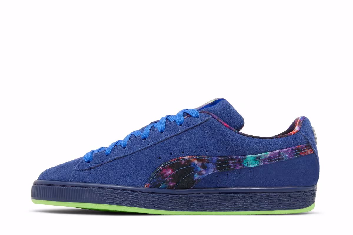 LaMelo Ball x Puma Suede Classic 21 Galaxy, view 4