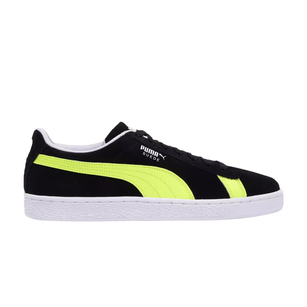 Puma Suede Classic 2 Black Fizzy Yellow