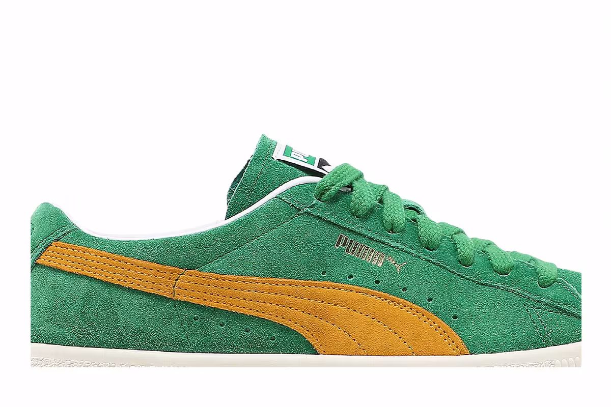 Puma Suede Vintage Amazon Green Saffron, view 3