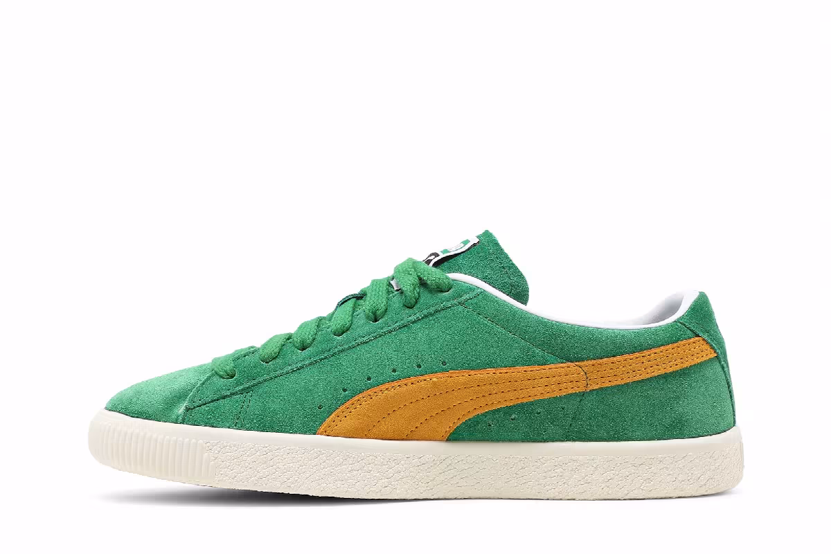 Puma Suede Vintage Amazon Green Saffron, view 4