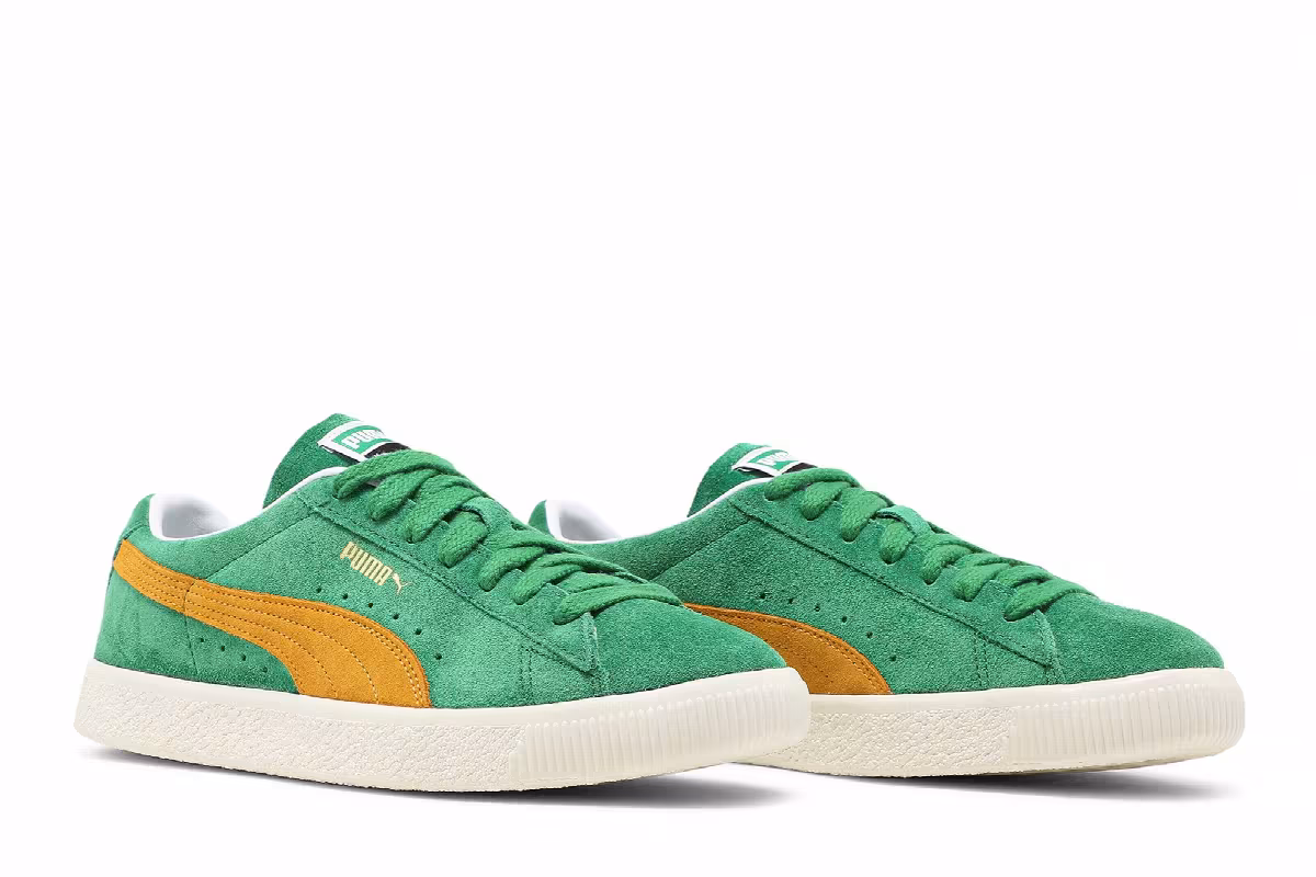 Puma Suede Vintage Amazon Green Saffron, view 9
