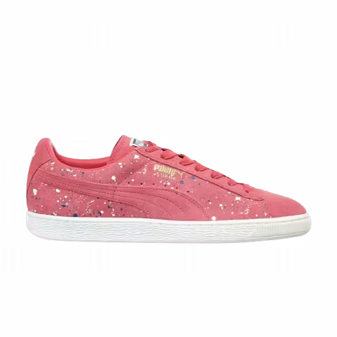 Puma Suede Classic 'Paint Splatter - Teaberry Red'