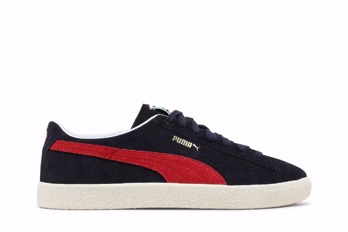 Puma Suede Vintage Peacoat High Risk Red, view 2