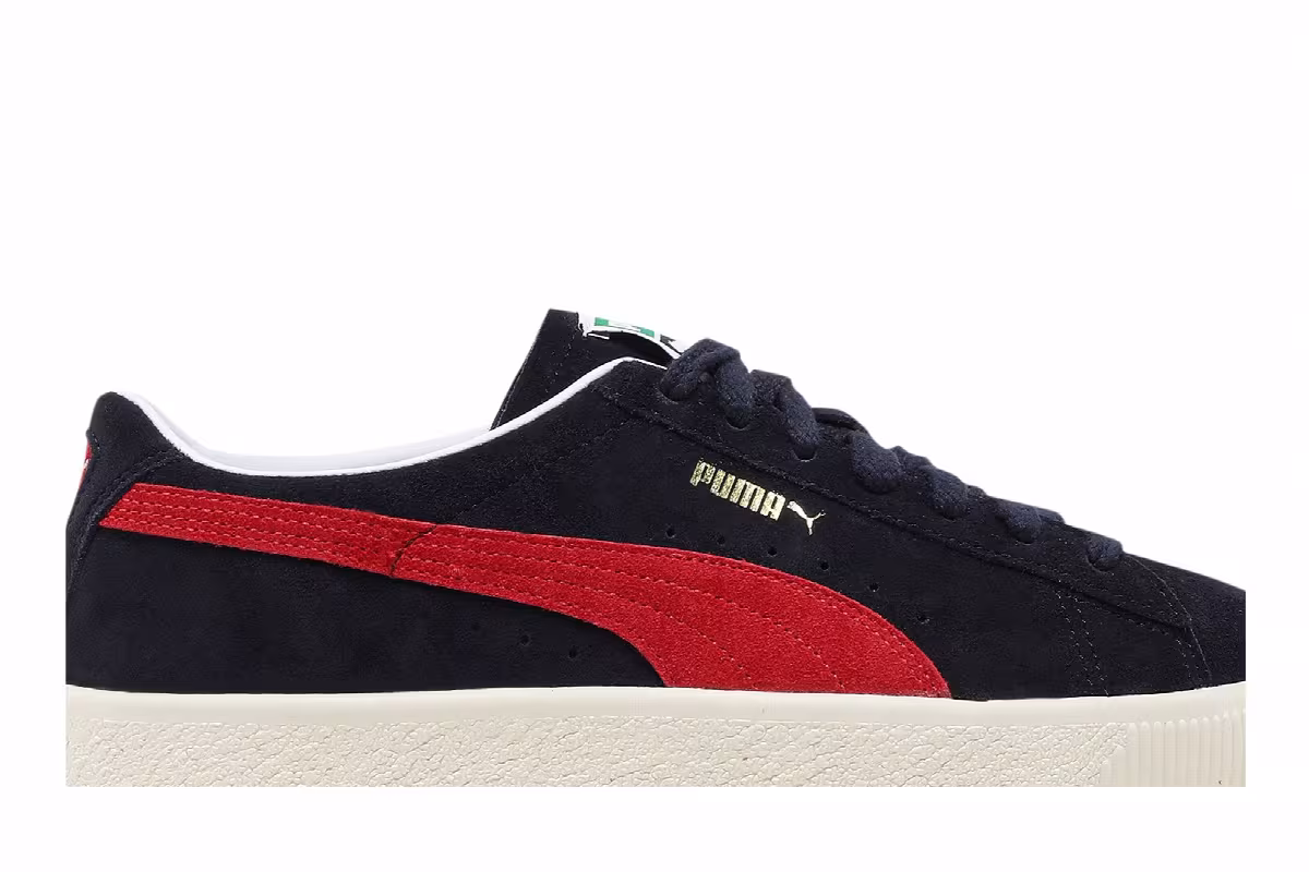Puma Suede Vintage Peacoat High Risk Red, view 3