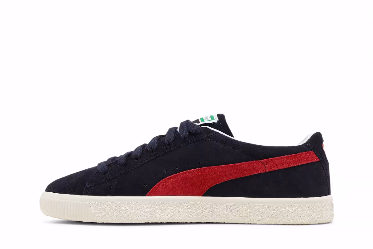 Puma Suede Vintage Peacoat High Risk Red, view 4