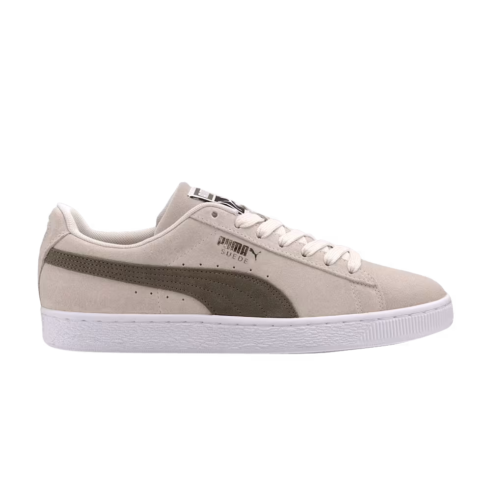 Puma Suede Classic Whisper White Olive