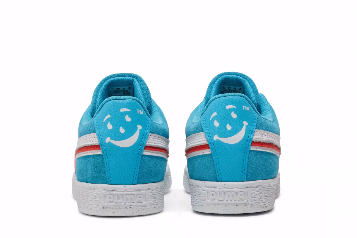 Kool-Aid x Puma Suede Triplex Blue Atoll Speckled, view 7