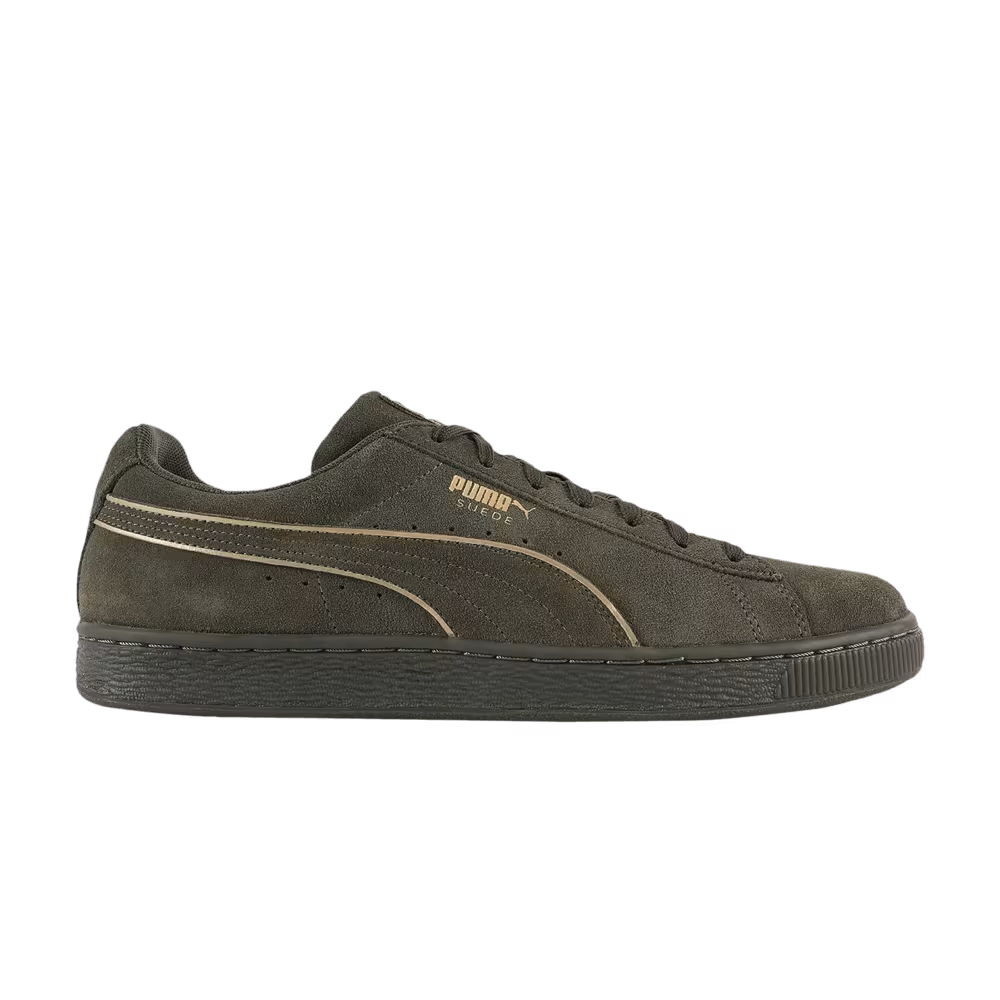 Puma Suede Foil FS Night Olive Gold