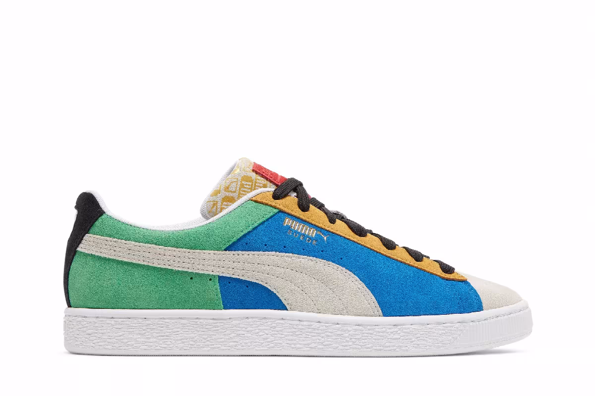 Puma Suede Classix White Multi-Color, view 2