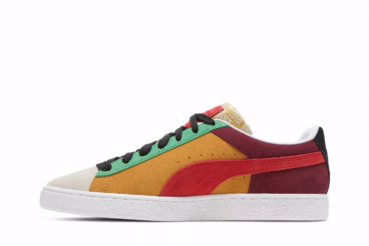 Puma Suede Classix White Multi-Color, view 4