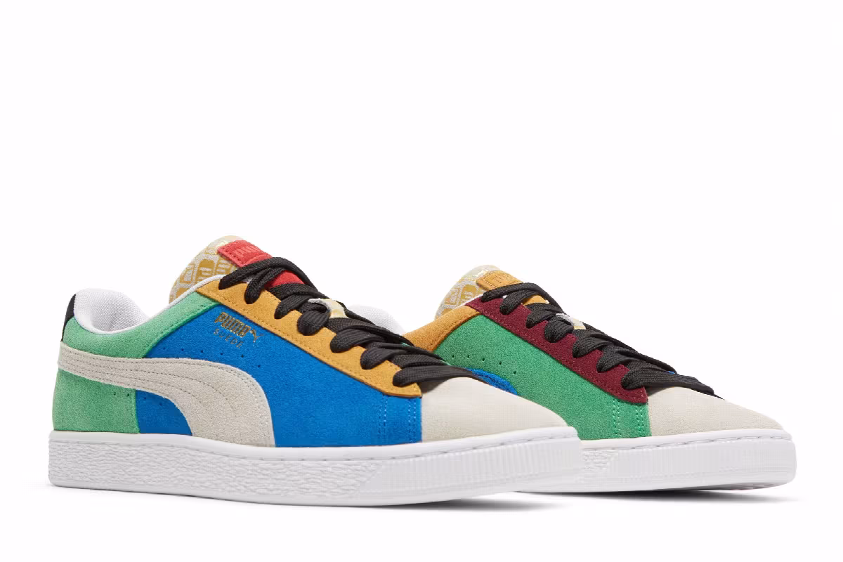 Puma Suede Classix White Multi-Color, view 9