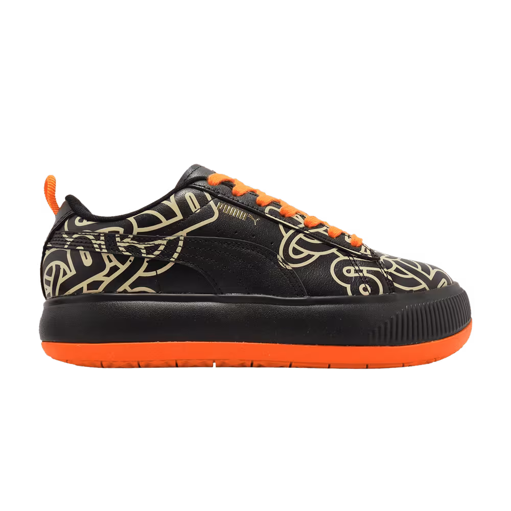 Pronounce x Puma Women's Suede Mayu Black Orange