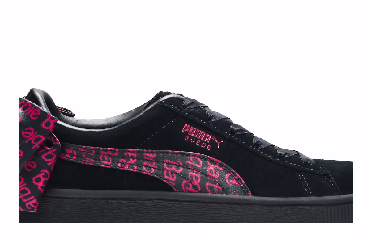 Puma Barbie x Women's Suede Classic Black, view 3