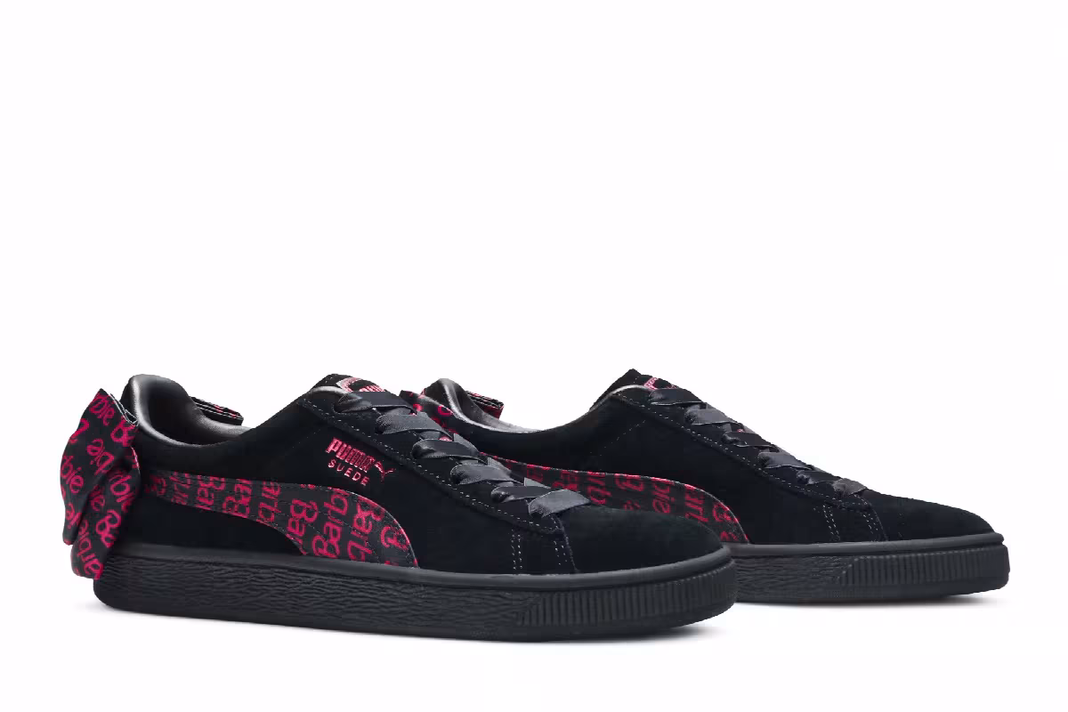 Puma Barbie x Women's Suede Classic Black, view 9