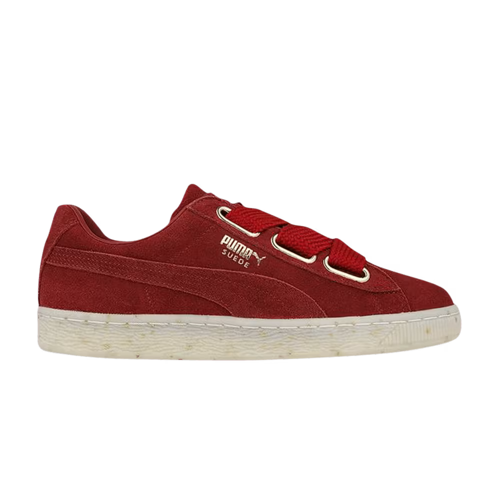 Puma Women's Suede Heart Celebrate - Red Dahlia