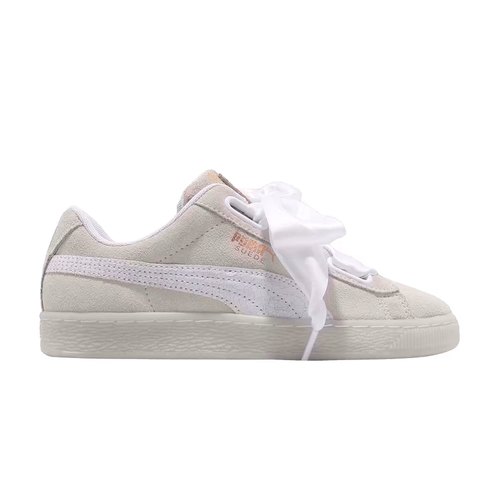 Puma Women's Suede Heart Artica White