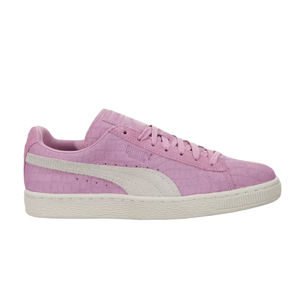 Puma Women's Suede Classic Crocodile Embossed - Prism Pink