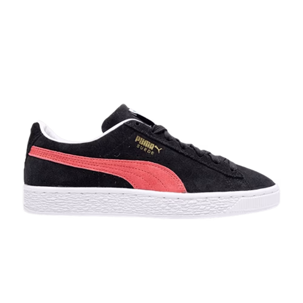 Puma Women's Suede Classic 21 Black Paradise Pink