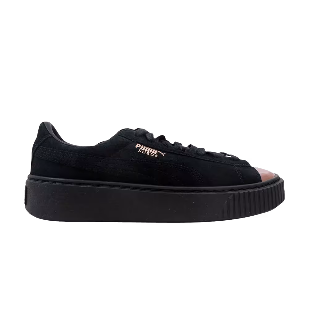 Puma Women's Suede Platform Rose Gold