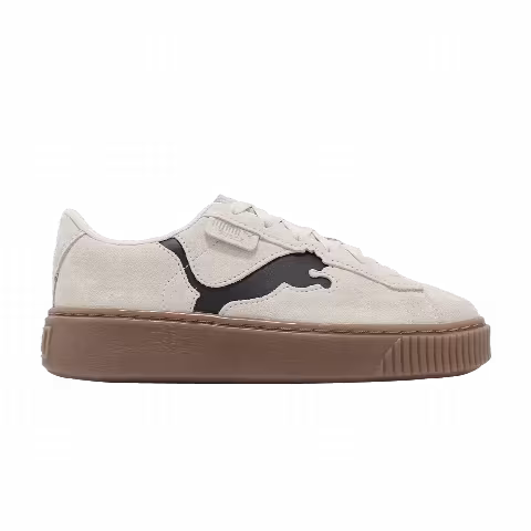 Puma Wmns Suede Platform 'Cutout - Alpine Snow Black'
