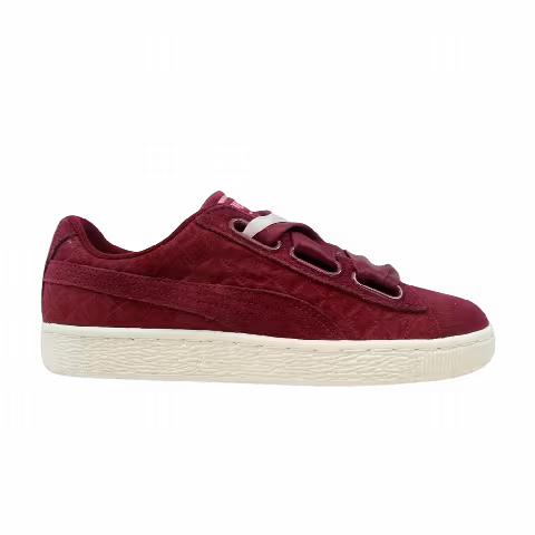 Puma Wmns Suede Heart Quilt 'Cordovan'