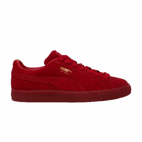Puma Suede Classic Jr 'Mono Gold - Barbados Cherry'
