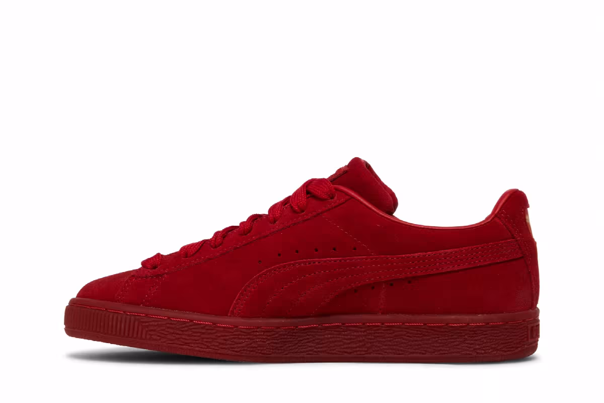 Puma Suede Classic Jr Mono Gold - Barbados Cherry, view 4